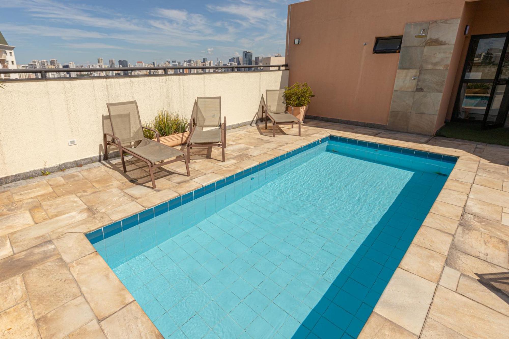 Easy Star - Apartamento Na Vila Olimpia Com Ofuro E Vista Incrivel - Te01H ساو باولو المظهر الخارجي الصورة