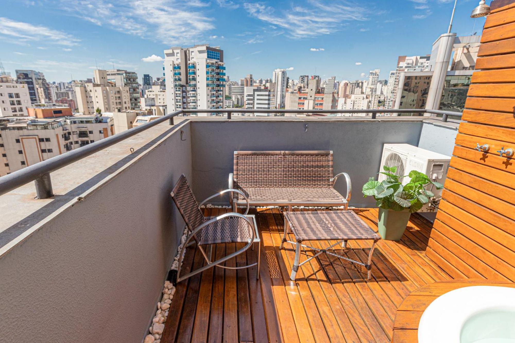 Easy Star - Apartamento Na Vila Olimpia Com Ofuro E Vista Incrivel - Te01H ساو باولو المظهر الخارجي الصورة
